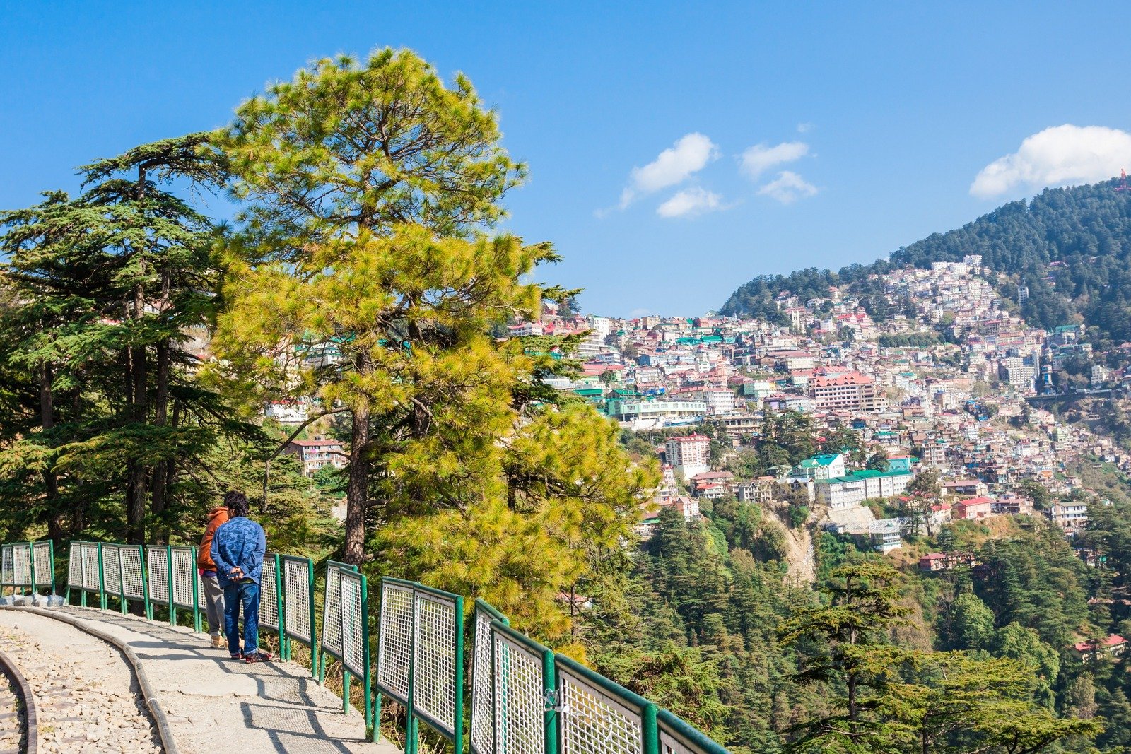 Near the Shimla Railway station in Shimla, Himachal Pradesh, India